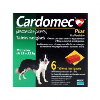Cardomec 12 a 22 kg - 1 comp Cardomec 12 a 22 kg - 1 comp